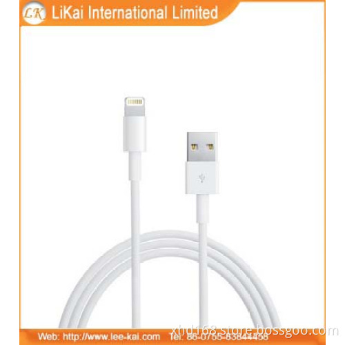 Fashionable Pure White Micro USB Cable for iPhone (UC-1)